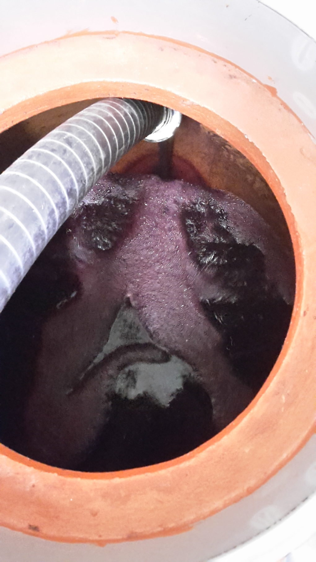 entonnage vin jarre